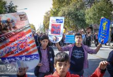 گزارش تصویری | حضور دانشگاهیان دانشگاه صنعتی شاهرود در راهپیمایی یوم الله 13 آبان 