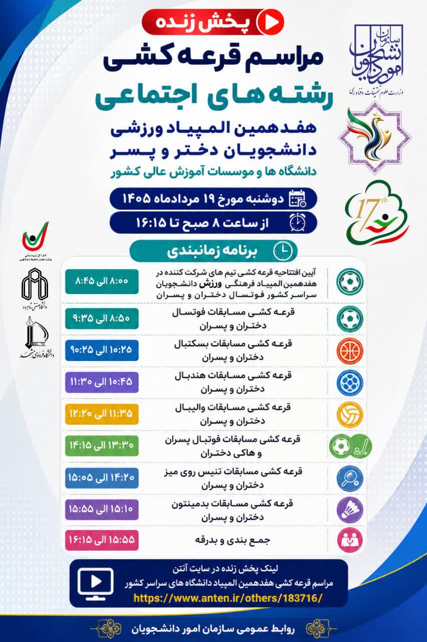 مراسم قرعه کشی