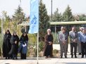گزارش تصویری آیین اهتزاز پرچم و مراسم عطرافشانی و ادای احترام به مقام شامخ شهدای گمنام دانشگاه
