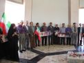 گزارش تصویری آیین اهتزاز پرچم و مراسم عطرافشانی و ادای احترام به مقام شامخ شهدای گمنام دانشگاه