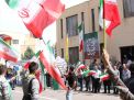 گزارش تصویری مراسم اهتزاز پرچم پر افتخار ایران