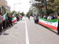 گزارش تصویری مراسم اهتزاز پرچم پر افتخار ایران