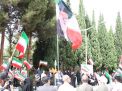گزارش تصویری مراسم اهتزاز پرچم پر افتخار ایران