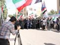گزارش تصویری مراسم اهتزاز پرچم پر افتخار ایران