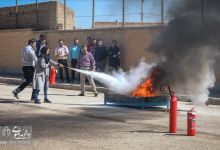 گزارش تصویری  | برگزاری كارگاه اطفاءحريق در دانشگاه 