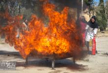 گزارش تصویری  | برگزاری كارگاه اطفاءحريق در دانشگاه 