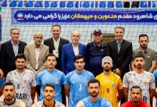 بازدید دکتر سعید حبیبا هیات همراه از مسابقات 