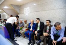 بازدید دکتر سعید حبیبا هیات همراه از مسابقات 