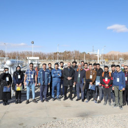 بازدید دانشجویان از شرکت فولاد، شرکت نفت شاهرود و شرکت طب پلاستیک تحت نظارت دکتر احمد نظری