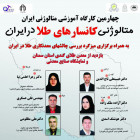 چهارمین کارگاه متالوژنی کانسارهای طلای ایران برگزار خواهد شد